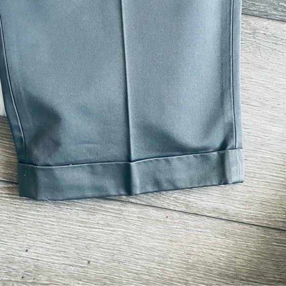 Joseph & Feiss Cuffed Pleated Dress Pants Autosizer Grey Men's Size 44x30 NWT - Picture 5 of 15